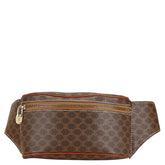 セリーヌ マカダム ウエストバッグ ボディバッグ ブラウン PVC レザー レディース CELINE 【中古】